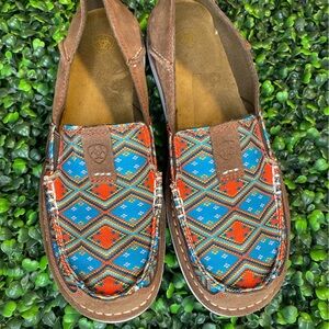 Ariat Womens Vibrant Patterned Slip-On Loafers